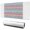 Christmas Folk Pattern, variant on Long Mouse Pads for Desk,Gray Christmas Snowflake Pattern Desk Mats on Top Of Desks, Desk Mouse Pad Extra Large with 3mm Non-Slip Base and Stitched Edge for Gaming,Office,Work,Home 31.5x11.8in