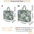 thumbnail image 2 of FORMRS Womens Corduroy Tote Bag Crossbody Shoulder Purse Handbag with Detachable Strap, Watercolor Hydrangeas Pattern, 2 of 7