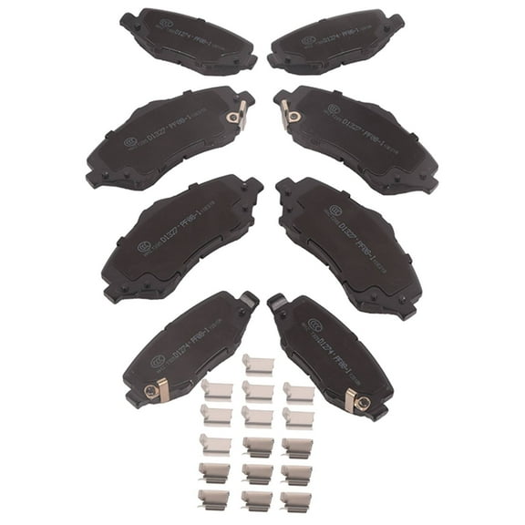 Front Rear Brake pad set 8PCS D1273 D1274 by EGOESWELL