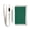 Dark Green, variant on Nylon Trifold Card Wallet with ID Window Zipper Pocket for Men Women Teen Plain Red