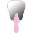 thumbnail image 1 of Espejo dental, espejo en forma de tienda, espejo dental, espejo de mano, accesorio dental (rosa) Afortunado Sencillez, 1 of 3