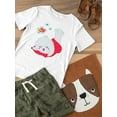 thumbnail image 3 of Cute Sleepy Seal W Candy. T-Shirt Toddler -Image by Shutterstock,  4 Toddler, 3 of 4