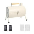 thumbnail image 1 of Parrilla de carbón portátil para exteriores, cocina de mesa para patio, camping y playa Blanco, 1 of 8