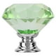 thumbnail image 4 of Tirador de cristal, 1 pomo de cajón con forma de diamante de 30 mm, acabado de lujo, 4 of 8