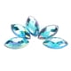 thumbnail image 5 of Flatback Rhinestones, 0.12 X 0.24in Fancy Flatback Glass Crystals Beads Forma De Ojo De Caballo Para Decoración ANGGREK 06 lago azul AB, 5 of 8