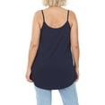 thumbnail image 4 of TheLovely Women & Plus Front and Back Reversible Spaghetti Strap Flowy Cami Tank Tops, 4 of 6