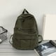 thumbnail image 1 of Mochilas escolares simples para mujer, mochila de viaje informal Vintage para mujer, mochila (verde), 1 of 8