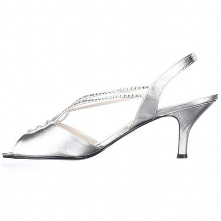 Caparros Womens PHILOMENA Canvas Open Toe Formal Slingback (Best Comfortable Formal Shoes)