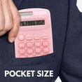 thumbnail image 3 of BAZIC 8-Digit Dual Power Calculator Pocket Size, Solar Powered & Battery, Assorted Pastel Colors, 24-Packs, 3 of 7