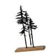 thumbnail image 5 of Adorno de mesa para árbol de Navidad, accesorios para adornos de escritorio para árbol de Navidad, manualidades Negro 22cmx10cmx34cm, 5 of 9