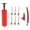 Red, variant on Hand Pump Inflator for Sports Balls