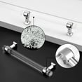 thumbnail image 4 of knobelite 10 Pack 5 Inch Cabinet Pulls Polished Chrome Zinc Alloy with Clear Acrylic Kitchen Cabinet Handles, Drawer Pulls for Bedroom and Bathroom Cupboards and Cabinets, 4 of 5