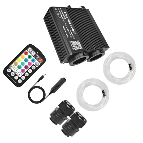 Scienceny El equipo del Headliner del ABS Car Starlight llevó el equipo de fibra óptica del color dual de la luz óptica 32W de las luces Automoción decorativa y accesorios