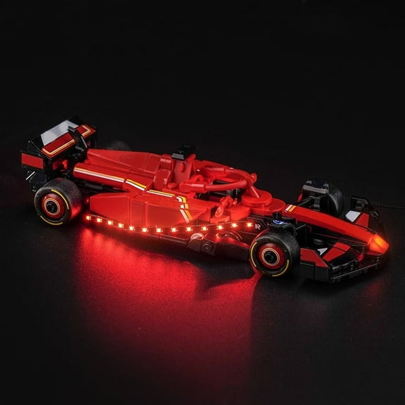 ‌LED Light Compatible with Legos 77242 Building Set, LED Light Kit for Legos 77242 SF-24 F1 racing car Building Toy, Only Decoration Lights, No Building Model Kit
