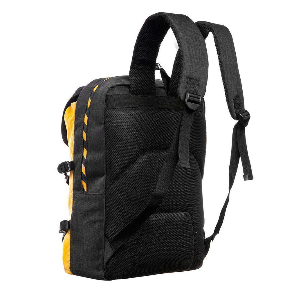 ZIPIT Metro Backpack, High School and College Bag, Padded Laptop Compartment, Sturdy and Lightweight (Black & Yellow) - image 4 of 10