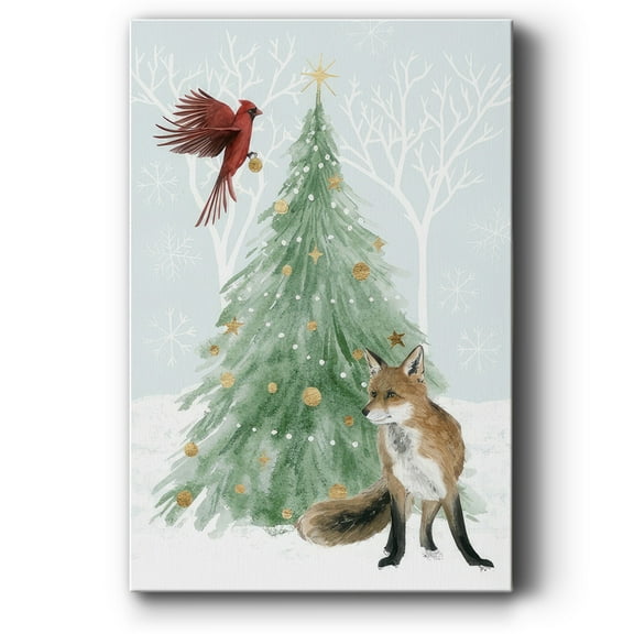 Christmas in the Forest Collection B- Gallery Wrapped Canvas
