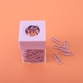 thumbnail image 5 of Magnetic Paper Clip Holder, Boxes of Paper Clip Organizer, Paper Cilp Dispenser Holder, Clear Acrylic Organizers with Magnetic for Desk Cute Office Binder Clip, Desk Supplies Holders, Light Violet, 5 of 5