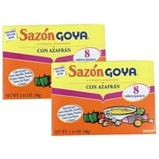 Goya Sazon Con Azafran - 1.41 oz (2 packs)