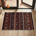thumbnail image 6 of GENIMO 5'x7' Area Rug for Living Room, Machine Washable Non Slip Low Pile Rug for Bedroom Dining Room, Neutral Boho, Rich Brown, 6 of 7