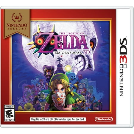 Nintendo Selects: The Legend of Zelda: Majora's Mask 3DS, Nintendo 3DS, (Top Ten Best Zelda Games)