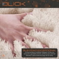 thumbnail image 4 of Alfombra De Sala Suave Decorativa Tapete Cuarto Afelpada 160x120 Cm Poliéster Antideslizante Blick Color Beige, 4 of 6
