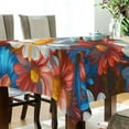 thumbnail image 5 of Yayeee Tablecloths 60" x 108" Rectangle Wrinkle Resistant Party Table Cover, Vibrant Floral, 5 of 8