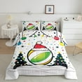 thumbnail image 2 of Homewish Rainbow Polka Dots Queen Comforter Set,Boys Ball Game Bedding Sets,Merry Christmas Bedding Comforter Set For Bots,Ultra Soft Home Decor Reversible,3pcs, 2 of 8