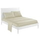 thumbnail image 2 of Juego de cama de satén sintético liso de 20 x 40 pulgadas x 2 fundas de almohada/colchón de cama de 78 x 80 pulgadas/108 x 102 pulgadas. Hoja, 2 of 8