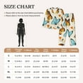 thumbnail image 6 of Disketp Pajamas Set Long Sleeve Sleepwear Womens Button Down Nightwear Pj Sets-Butterflies, 6 of 9