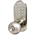 thumbnail image 1 of Morning Industry BLQKK-01SN Bluetooth & Clavier Poignée de Porte & 44; Nickel Satiné, 1 of 1