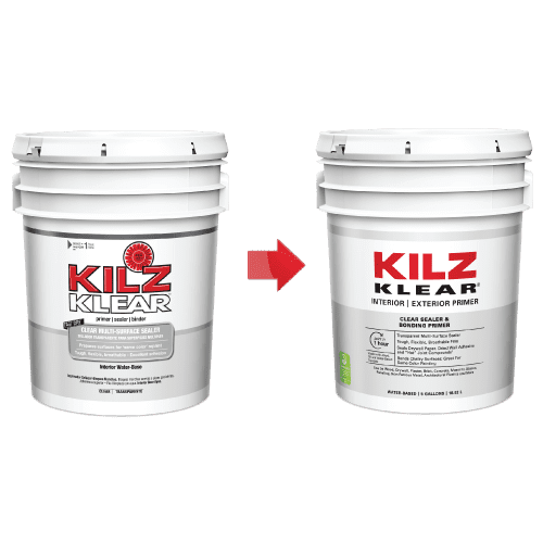 KILZ KLEAR Interior/Exterior MultiSurface Primer/Sealer/Binder New