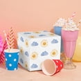 thumbnail image 4 of Sun Baby Shower Wrapping Paper for Kids Boys Girls - Happy Weather Gift Wrap With Sun Smile and Cloud Design for Birthday, Baby Shower Kids Party - 28×40 Inches, 4 Jumbo Folded Sheets, 4 of 7