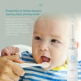thumbnail image 6 of Little Martin's: Baby Electric Toothbrush - Blue - Sonic Vibration, Flashing Lights, Timer, 2 Soft Bristle Heads, Gentle Cleaning, Kids Oral Care, 6 of 12