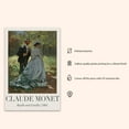 thumbnail image 3 of Monet Museum Exhibition Wall Art Print, Vintage French Impressionism Poster, Country Home Decor - Retro Art, Giclee, Matte Print Office Decor - (Unframed, 27 x 40 inches), 3 of 4