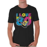 Awkward Styles I Love D' 80s Shirt 80s Costume 80s Clothes for Men I Love the 80s Shirt Mens 80s Accessories 80s Rock T Shirt 80s T Shirt Retro Vintage Neon Shirt