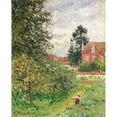 thumbnail image 3 of Camille Pissarro 12x14 Black Modern Framed Museum Art Print Titled - La Maison Des Anglais, Eragny (circa 1902), 3 of 5