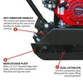 thumbnail image 4 of Tomahawk Power 6 HP Gas Honda Engine Plate Compactor Walk Behind Vibratory Dirt Soil Plate Compactor, 4 of 5