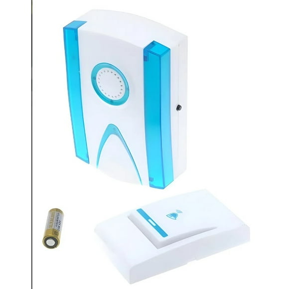 Timbre Inalámbrico 1 Transmisor 1 Receptor Blanco