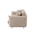 thumbnail image 4 of Hommoo 85.8" Sofa Oversized Loveseat Couch Sofa, Modern Sherpa Sofa for Apartment, Home&Office, Camel, 4 of 9