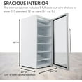 thumbnail image 5 of Whynter Freestanding 231-Can Commercial Beverage Refrigerator CBM-815WS, 5 of 8