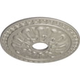 thumbnail image 3 of Ekena Millwork 18"OD x 3 1/2"ID x 1 3/8"P Warsaw Ceiling Medallion (Fits Canopies up to 3 1/2"), Hand-Painted Pearl White, 3 of 6