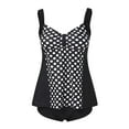 thumbnail image 1 of Traje de baño de dos piezas para mujer, trajes de baño para mujer, traje de baño de dos piezas con espalda de tirantes y estampado conservador para mujer, vestido de baño para mujer, 1 of 4