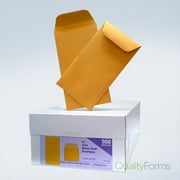 NEXT DAY LABELS Box of 500 # 7 Coin Brown Kraft Envelopes, for Small Parts, Cash Etc.