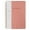 Pink, variant on RUIKI 1Pc Black A5 Spiral Notebook PU Leather Cover, Twin-Wire Binding Journal with Inner Pocket, College Ruled 160 Pages, Thick Paper No Bleed, Waterproof Notepad, for Office, Home