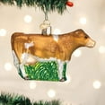 thumbnail image 3 of Old World Christmas Brown Dairy Cow Glass Blown Ornament for Christmas Tree, 3 of 3