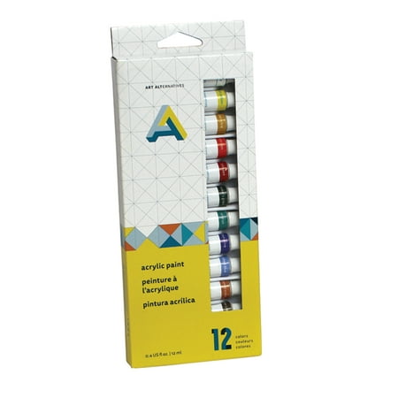 UPC: 0082435011011 | Art Alternatives Acrylic Paint Set 12 ml Tubes