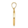 thumbnail image 3 of FJC Finejewelers 14 kt Yellow Gold Polished and Satin St Matthew Medal Hollow Charm 17 x 15 mm, 3 of 6