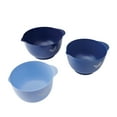 thumbnail image 6 of Dolly Parton Plastic Mixing Bowls with Mess-Free Spout, Blue, 6 of 17