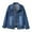 Dark Blue, variant on Niaviben Jean Jacket Women Workout Jackets for Woman Cropped Jean Jacket for Women Jeans Jacket for Women Colorful Plus Size Denim Jacket Short Baggy Top Cropped Denim Jacket for Women Blue 3xl