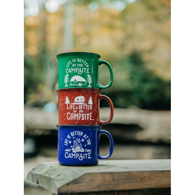 Life is Better at the Campsite Stainless Steel Mug – Camco Outdoors